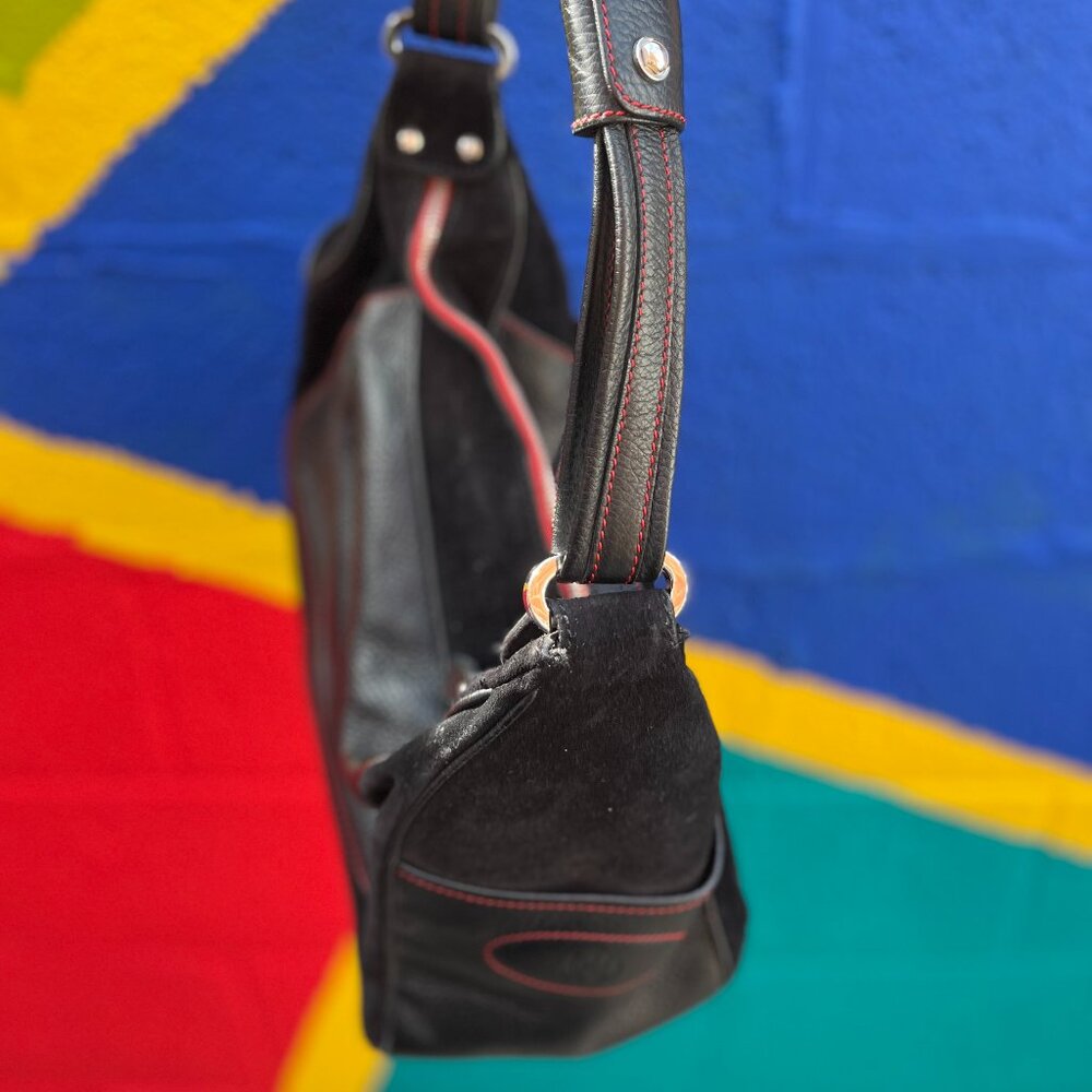 Tod's Micky Ferarri Handbag Leather Suede - Picture 4 of 12